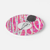 ドーナツバチェロレッテビーチガール ペーパープレート (アングル)