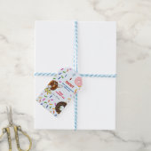 ドーナツバレンタインデーラベルギフトラベル ギフトタグ (より糸付き)