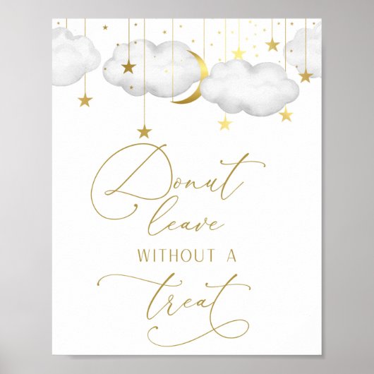 ドーナツバーサイン、ベビーシャワードーナツ ポスター (正面)