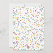 ドーナツバースデー招待状 招待状 (裏面)