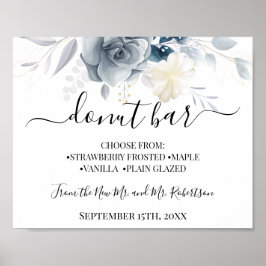 ドーナツバー スイーツテーブル 結婚式 受付サイン ポスター