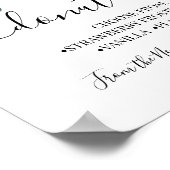 ドーナツバー スイーツテーブル 結婚式 受付サイン ポスター (角)