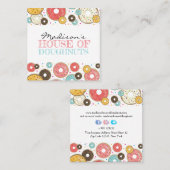 ドーナツパカラフルターン スクエア名刺 (正面/裏面)