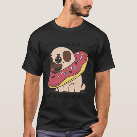 ドーナツパグ 719 Tシャツ (正面)