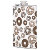 ドーナツパターン、チョコレートドーナツ、キャラメルドーナツ フラスク (左)