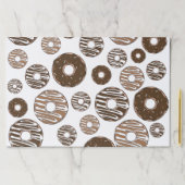 ドーナツパターン、チョコレートドーナツ、キャラメルドーナツ ペーパーパッド (インサイチュ)