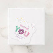 ドーナツパーソナライズされたパーティー フェイバータグ (インサイチュ)