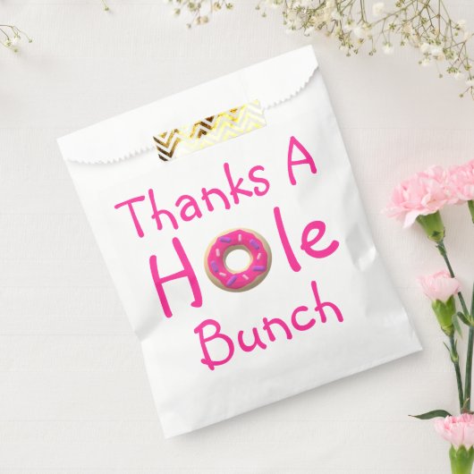 ドーナツパーティーサンクスユキオペバッグ フェイバーバッグ (封をした状態)