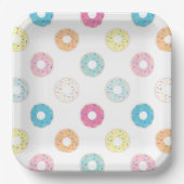 ドーナツパーティープレート ペーパープレート (正面)