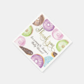 ドーナツパーティーベビーシャワー誕生日ベビーリビール スタンダードカクテルナプキン (角)