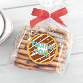 ドーナツパーティー子供の誕生日ありがとう ラウンドシール