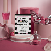 ドーナツパーティー誕生日招待状 招待状