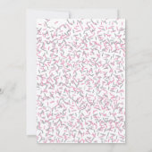 ドーナツパーティー誕生日招待状 招待状 (裏面)