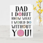 ドーナツファーザーズデイカード カード (黄色い花)