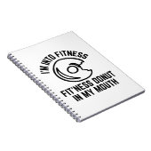 ドーナツフィットネスおもしろい ノートブック (右側)