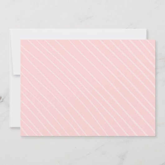 ドーナツフォーエバースウィートガール4th誕生日 招待状 (裏面)