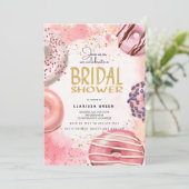 ドーナツブライダルシャワーパーティの招待状 招待状 (スタンド正面)