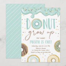 ドーナツブルーボーイバースデーパーティーで成長