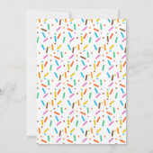 ドーナツプールのパーティーの招待 招待状 (裏面)