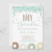 ドーナツベイビースプリンクル招待状 ラブを添えて 招待状 (正面)