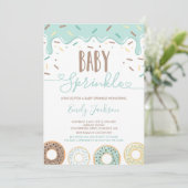ドーナツベイビースプリンクル招待状 ラブを添えて 招待状 (スタンド正面)