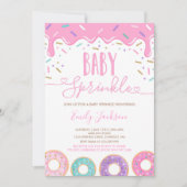 ドーナツベイビースプリンクル招待状 ラブを添えて 招待状 (正面)