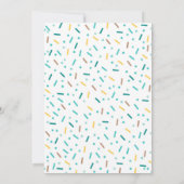 ドーナツベイビースプリンクル招待状 ラブを添えて 招待状 (裏面)