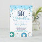 ドーナツベイビースプリンクル招待状 ラブを添えて 招待状 (スタンド正面)