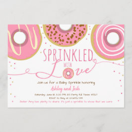 ドーナツベイビー スプリンクル ピンク ドーナツ ガール スプリンクル 招待状