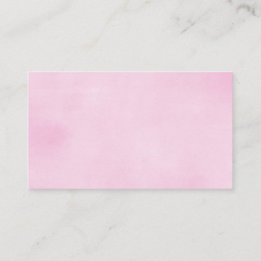 ドーナツベビーシャワーの女の子のピンクのおむつのラッフル エンクロージャーカード (裏面)