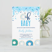 ドーナツベビーシャワー招待状Ohベビードーナツシャワー 招待状 (スタンド正面)