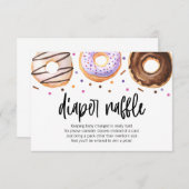 ドーナツベビー振りおむつラッフルカード サンキューカード (正面/裏面)