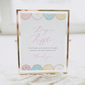 ドーナツベビー振りおむつラッフルサイン ポスター