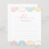 ドーナツベビー振りかけるアドバイスfor親カード (正面/裏面)