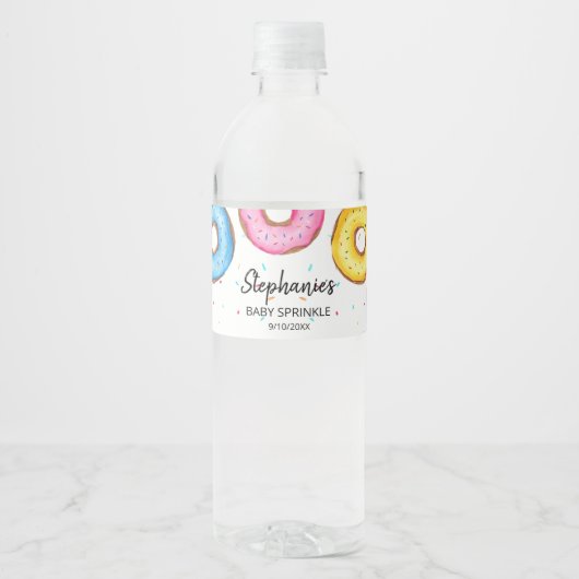 ドーナツベビー散水 ペットボトルラベル (正面)