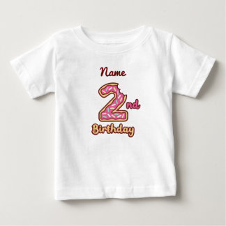 ドーナツベビー2nd誕生日Tシャツ ベビーTシャツ