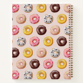 ドーナツベーカリーショップパターン ノートブック (裏面)