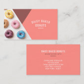 ドーナツベーカリースイーツシェフデザート名刺 名刺 (正面/裏面)