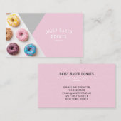 ドーナツベーカリースイーツシェフデザート名刺 名刺 (正面/裏面)