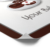 ドーナツベーカリーベイカーショップ商品のサイン ポスター (角)