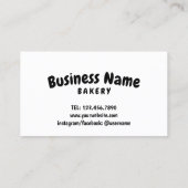 ドーナツベーカリー報酬カードロイヤリティカード ロイヤリティカード (裏面)