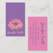 ドーナツベーカリー店ベーキングドーナツ 名刺 (正面/裏面)