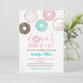 ドーナツマインドドもしドーナツブライダルシャワー 招待状 (スタンド正面)