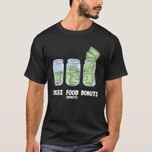 ドーナツマネーバンク Tシャツ (正面)