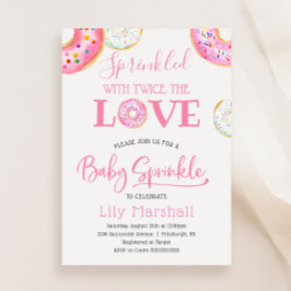 ドーナツラブツインベビー 招待状