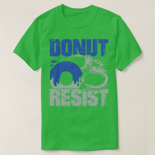 ドーナツレジスタンスオフィサーのギフト Tシャツ (デザイン正面)