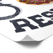 ドーナツレジストハンドカフス法執行警察署 ポスター (角)