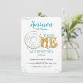 ドーナツワン甘い誕生日パーティー 招待状 (スタンド正面)