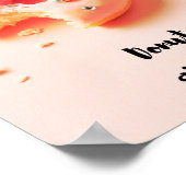 ドーナツ与えを上げる ポスター (角)