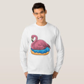 ドーナツ付きアヒル Tシャツ (正面フル)